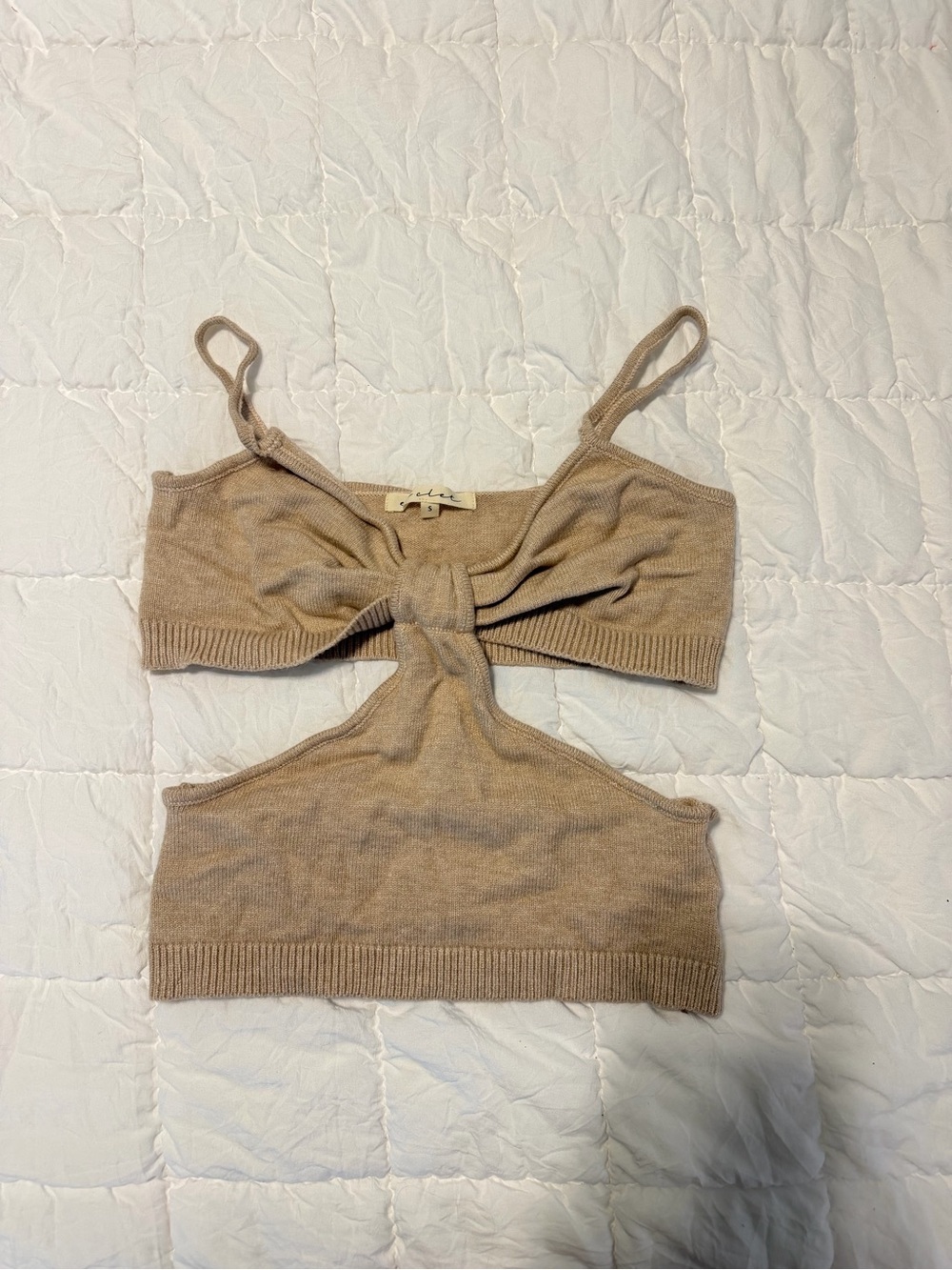 Knit Cut Out Tank Top